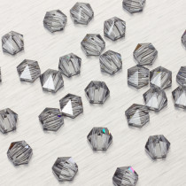 5060 Hexagon Spike bead silver night 7.5mm