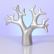Srebrny ekspozytor drzewo 25x31cm