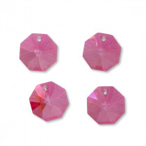 Preciosa octagon candy pink 18mm