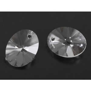Swarovski oval pendant crystal 18mm