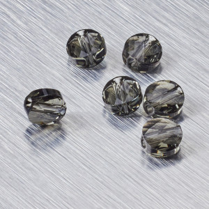 5052 Swarovski mini round bead 6mm Black Diamond