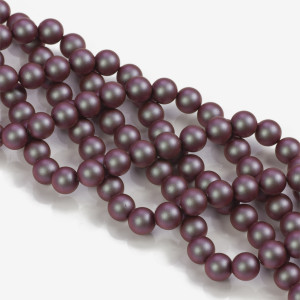 5810 round pearl Iridescent Red Pearl (947) 8mm