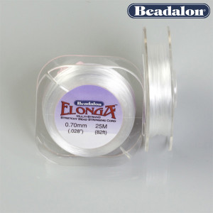 Beadalon gumka elastyczna wielowłóknista Elonga 0,7mm