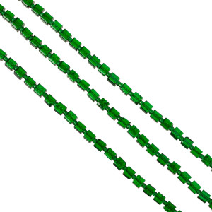 Kostki crackle zielone 6mm