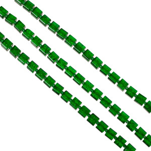 Kostki crackle zielone 8mm