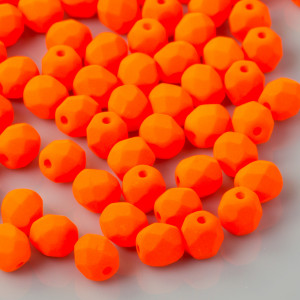 Fire Polish Neon - Orange (25122AL) 4mm