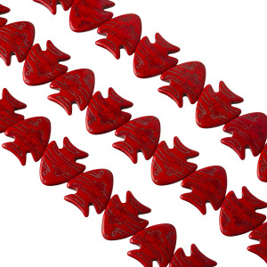 Howlit rybka czerwona 25x23mm