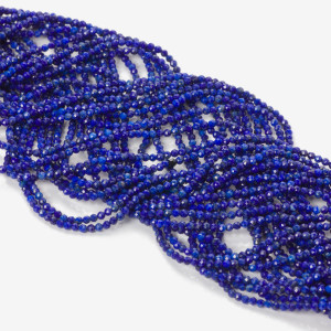 Lapis lazuli kulka fasetowana 2mm