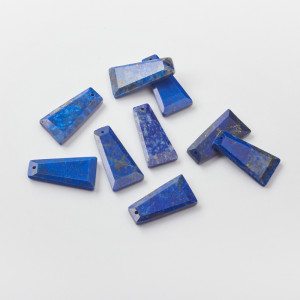 Lapis lazuli zawieszka trapez fasetowany 24-26mm