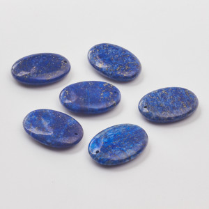 Lapis lazuli owal zawieszka 35mm