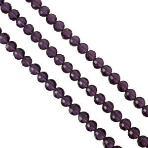 Kulka fasetowana violet 12mm