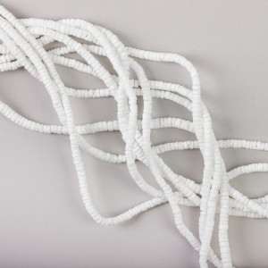 Biała muszla cięta plasterki 3-3,5mm