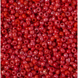 Koraliki NihBeads 12/0 Opaque – Lustered Cherry