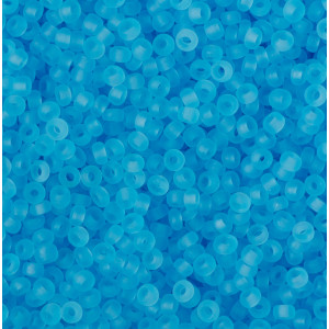 Koraliki NihBeads 12/0 Transparent Frosted Blue Turquoise
