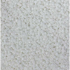 Koraliki NihBeads 12/0 Opaque – Lustered White