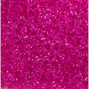 Koraliki NihBeads 12/0 Inside-Color Crystal/ Dark Neon Pink Line