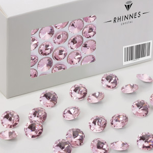 Rhinnes rivoli stone 12mm rosaline