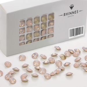 Rhinnes rivoli opal peach 8mm