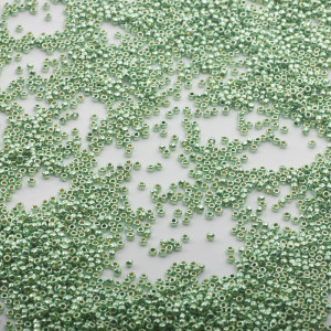 Koraliki TOHO - Round 15/0  PermaFinish - Galvanized Mint Green